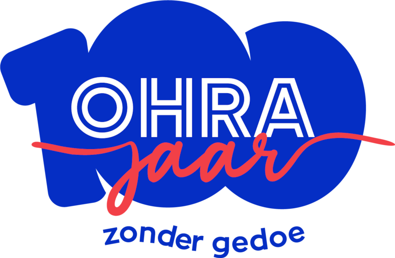 Logo OHRA 100 jaar zonder gedoe