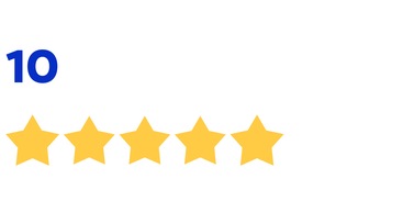 5 sterren - cijfer 10