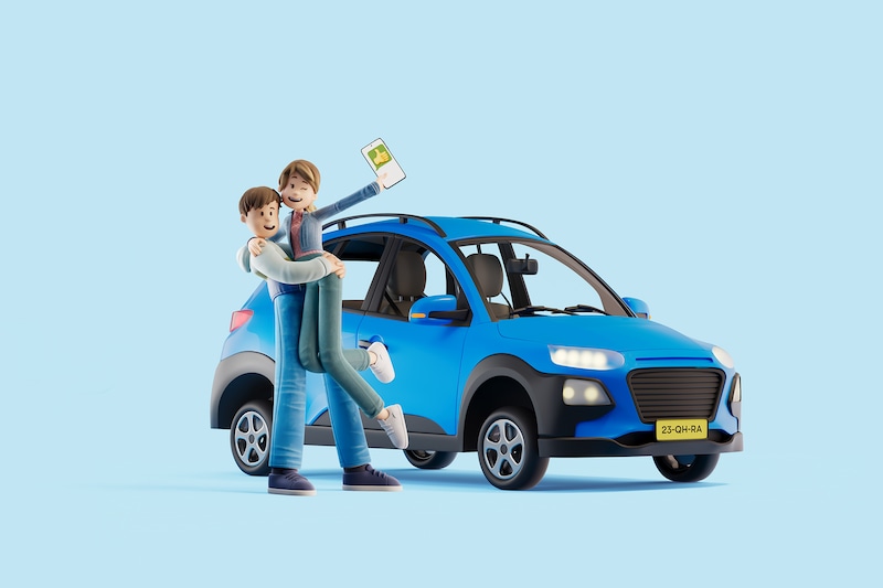 Roos en Matthijs zijn blij dat ze hun autoverzekering online kunnen regelen