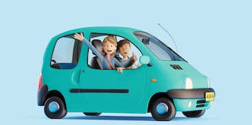Auto zwaaien