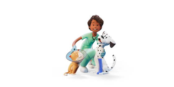 Bij de dierenarts
