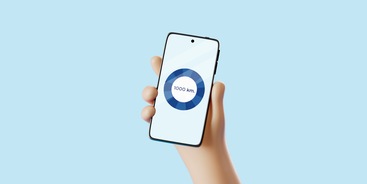 Mobiel met een app geopend