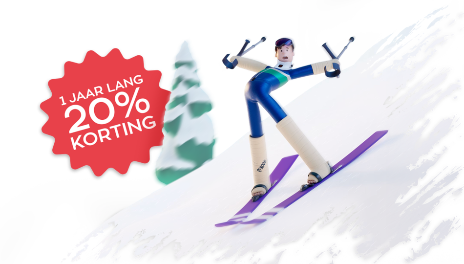 Matthijs geniet van vakantie met 20% korting