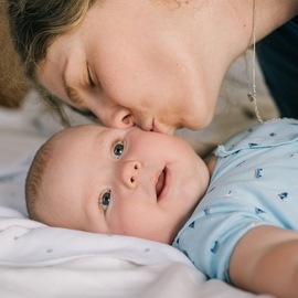 Moeder met baby