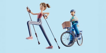 Roos Matthijs snelwandelen en fietsen